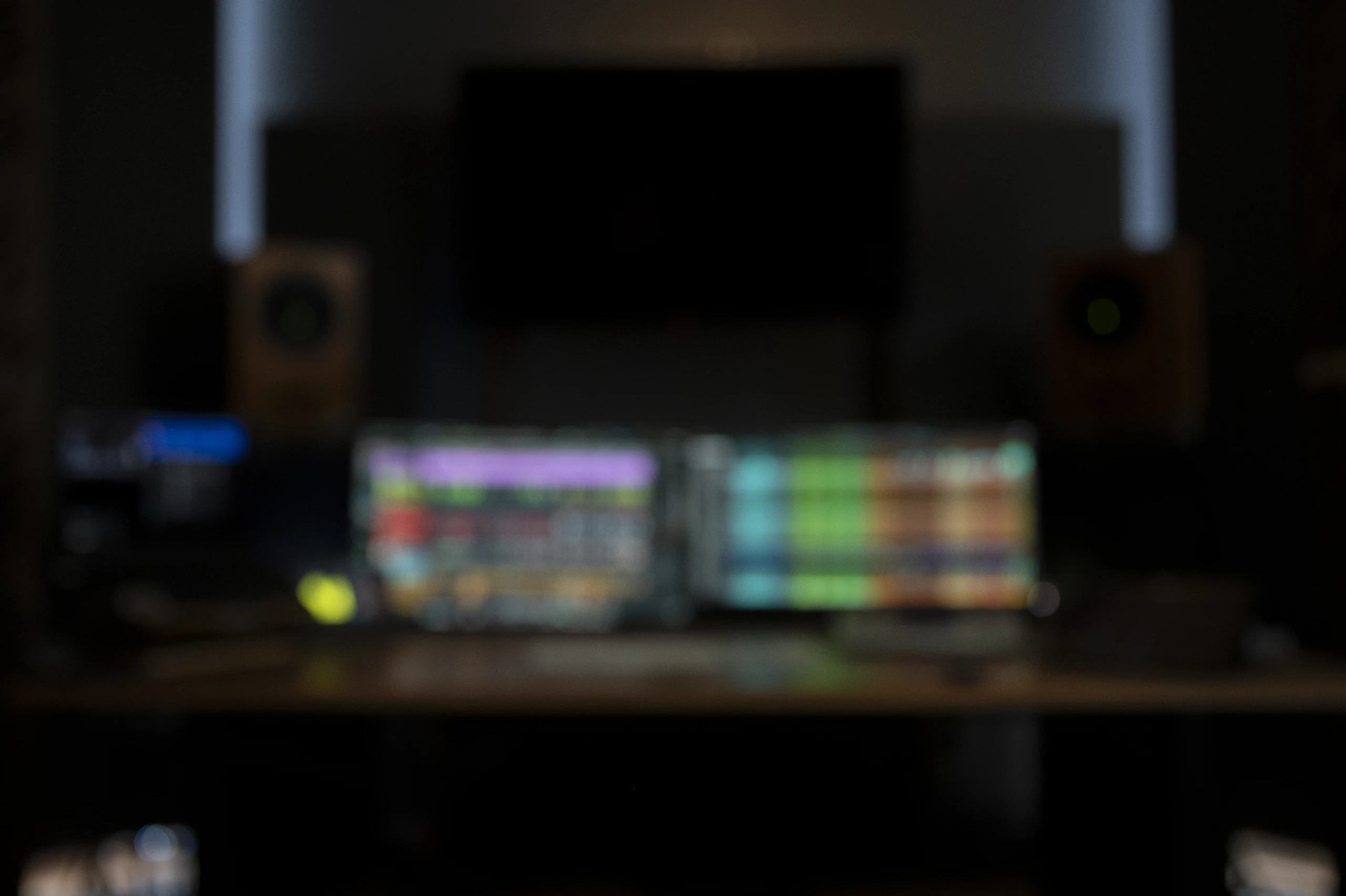 unscharfes Bild des Studios
